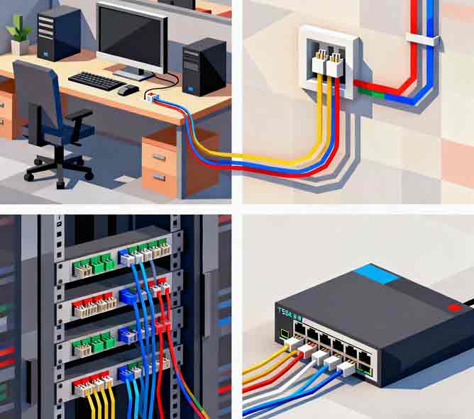 Patch Cable vs. Crossover Cable: Wiring Schematics and Use Cases Connection Examples